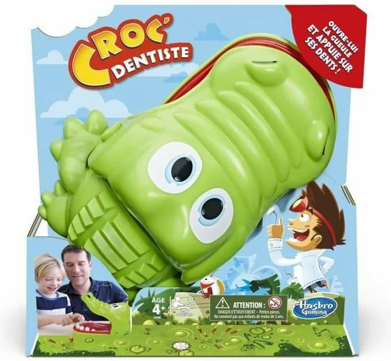 Hasbro Gaming ▫️ Jogo de mesa Hasbro Croc'Dentiste (FR)