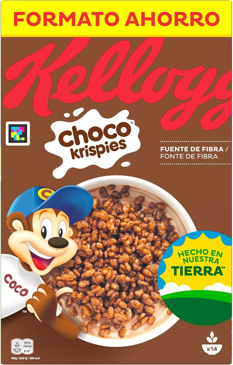 Kellogg's ▫️ Choco Krispies Cereais 420gr