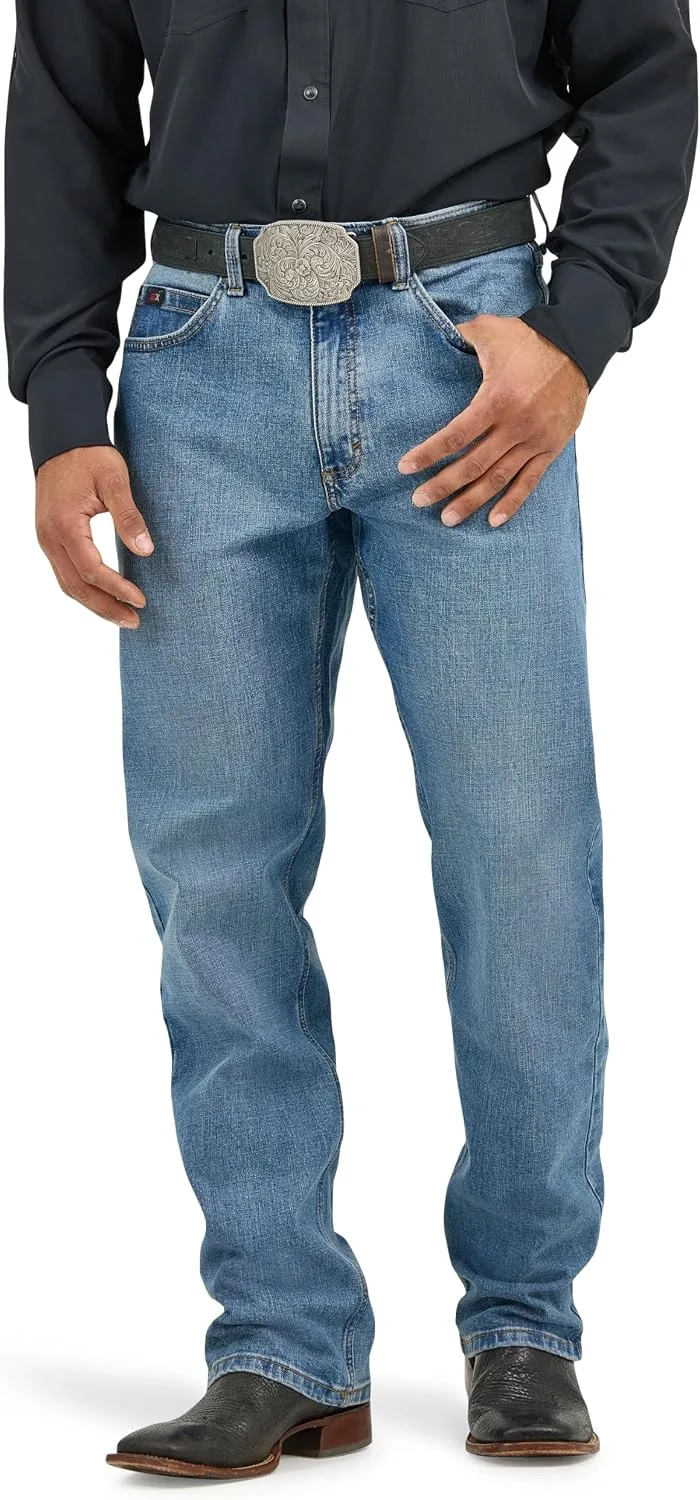 Wrangler ▫️ Calças de ganga 20x Competition Active Flex Relaxed Fit - Calças de ganga para homem