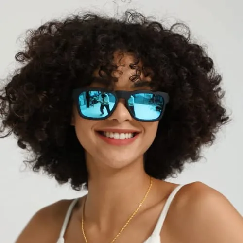OhO sunshine ▫️ Óculos inteligentes OhO Open Ear, óculos de sol leves com proteção UV400 e conformes com a norma Z87.1, com Bluetooth, até 10 horas de autonomia, chamadas mãos-livres, unissexo 3