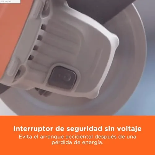 Black+Decker ▫️ Esmeril angular compacto com fio de 15 mm, 710 W, BEG010-QS, 6