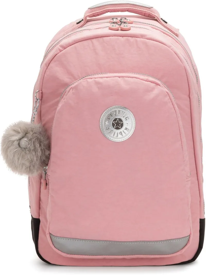 Kipling ▫️ Mochila média Class Room, Bridal Rose (rosa)