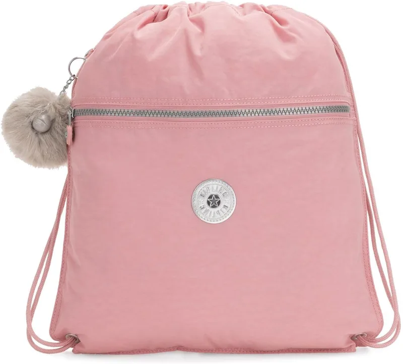 Kipling ▫️ Mochila Média Supertaboo, Bridal Rose (Rosa)