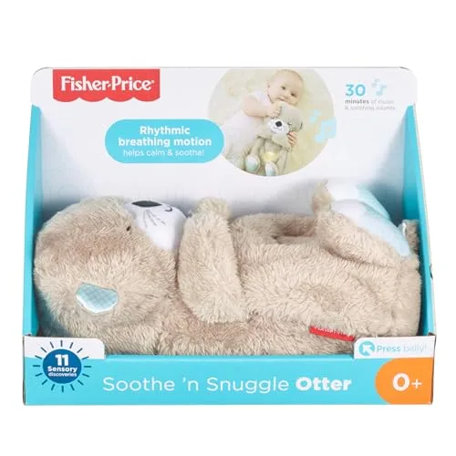 Fisher-Price ▫️ Peluche de Nutria para Bebés Snoogle & Soothe 6
