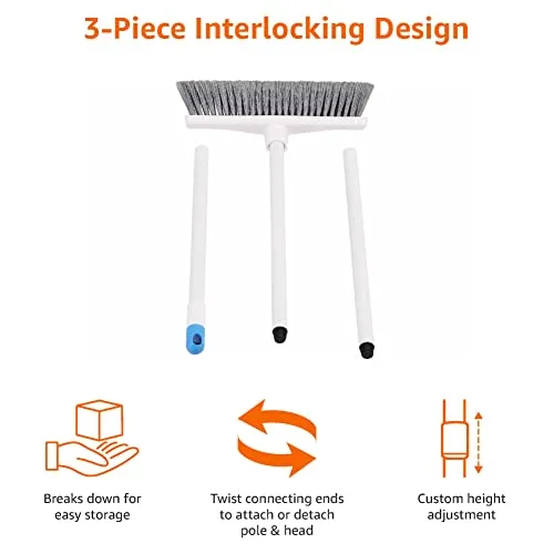 Amazon Basics ▫️ Escova inclinada, azul e branca 3