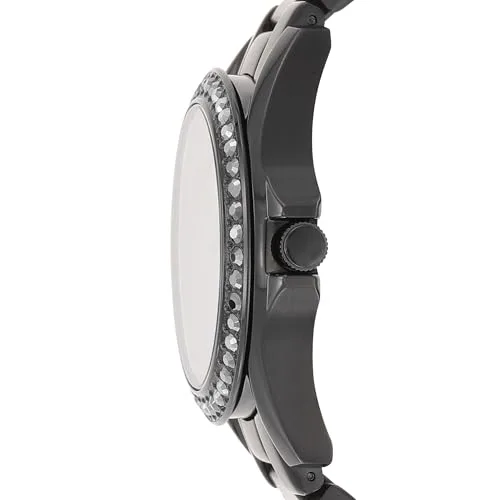 Fossil ▫️ Relógio Riley para mulher, movimento cronógrafo com bracelete em aço ou pele 3