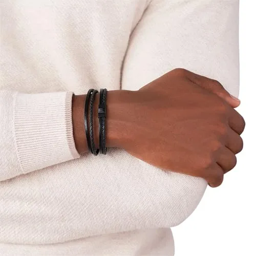 Fossil ▫️ Vintage Casual para Homem: pulseira em couro ou aço com fecho tipo lagosta ou fecho desdobrável 2