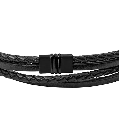 Fossil ▫️ Vintage Casual para Homem: pulseira em couro ou aço com fecho tipo lagosta ou fecho desdobrável 4