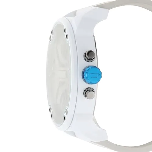 Diesel ▫️ Relógio Mr. Daddy para homem, mecanismo de quartzo multifunções com bracelete em pele, sintética ou silicone 2