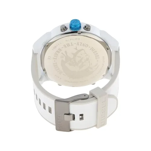 Diesel ▫️ Relógio Mr. Daddy para homem, mecanismo de quartzo multifunções com bracelete em pele, sintética ou silicone 3