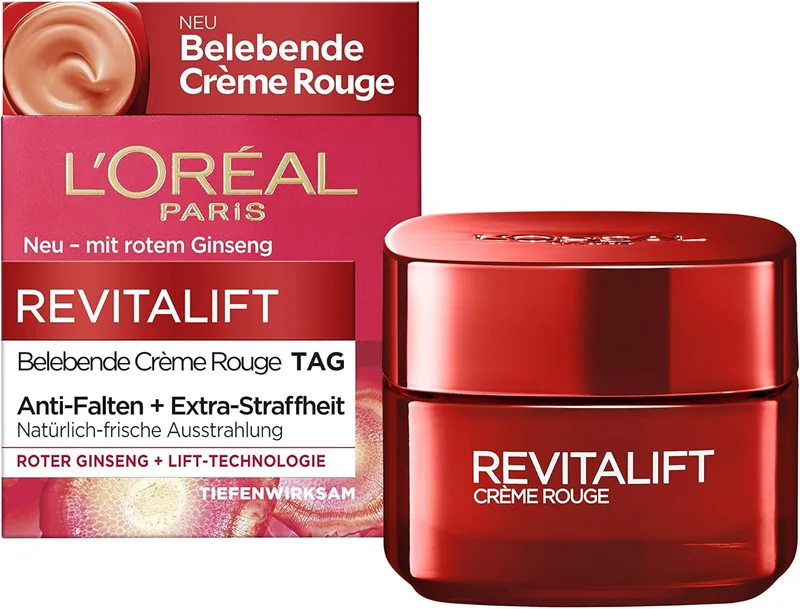 L'Oreal Paris ▫️ L'Oréal Paris Revitalift - Creme revitalizante para o cuidado facial, antirrugas, extra-firmador, com ginseng vermelho, 50 ml