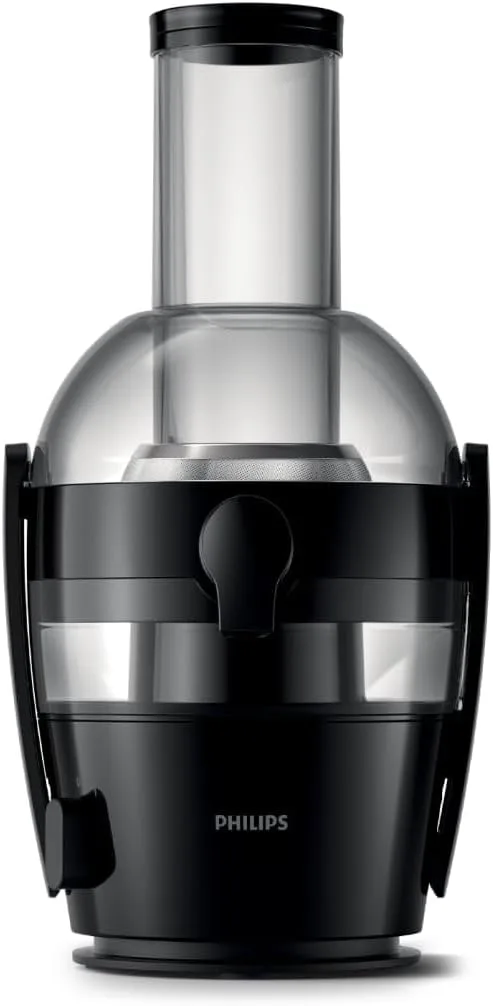 PHILIPS ▫️ Liquidificador Viva Collection – 800 W de potência, tecnologia QuickClean, tubo de entrada XL de 75 mm, capacidade de 2 L, sistema anti-gotejamento, fácil de montar e limpar (HR1856/70)