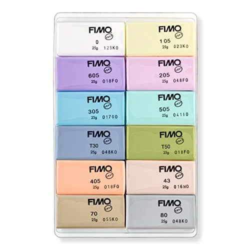 STAEDTLER ▫️ FIMO Soft 8023 C Colour Pack – 12 x 25 g, Pastel 2