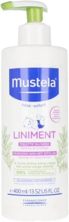 Mustela ▫️ Bèbè Linimento para a Higiene Anal 400 ml