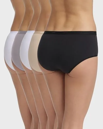 Dim ▫️ Conjunto de boxers «Les Pockets Ecodim» coloridos para mulher, 5 unidades 3