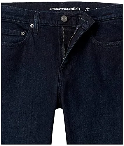 Amazon Essentials ▫️ Calças de ganga justas para homem - Cores irregulares 6