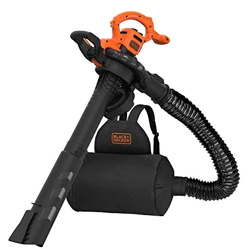 Black+Decker ▫️ BEBLV290 Soprador, aspirador e triturador de folhas de 2 900 W com velocidade variável de 230 a 390 km/h 2