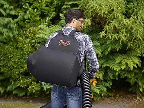 Black+Decker ▫️ BEBLV290 Soprador, aspirador e triturador de folhas de 2 900 W com velocidade variável de 230 a 390 km/h 6