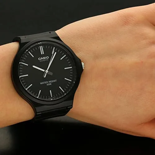 Casio ▫️ Relógio analógico de quartzo unissexo da coleção com bracelete em resina 5
