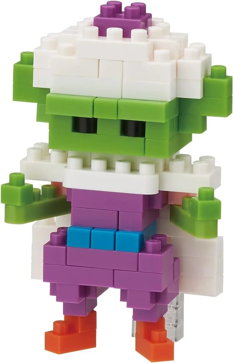 nanoblock ▫️ Bandai - - Piccolo - Dragon Ball Z - NBDB003 - Multicolorido, Construa o mítico guerreiro Namekian com este conjunto de micro blocos, Ideal para fãs de Dragon Ball e coleccionadores de figuras.