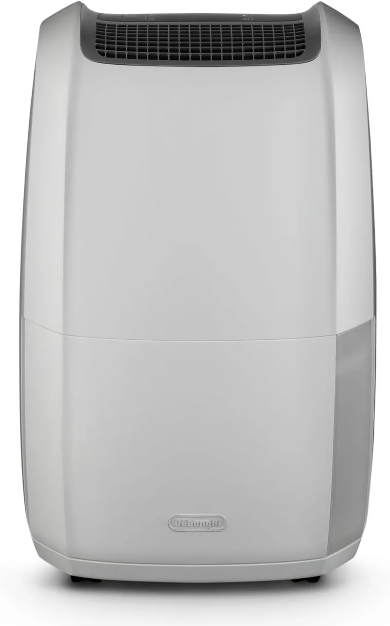 De'Longhi ▫️ Tasciugo AriaDry Multi - Desumidificador doméstico portátil, 20 L/dia de desumidificação, função de secagem de roupa, antimofo, silencioso, temporizador, branco (DDSX220)