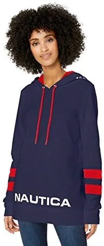 Nautica ▫️ Classic Supersoft, Camisola com Capuz 100% Algodão para Mulher