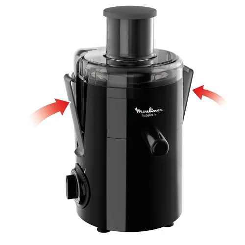 Moulinex ▫️ Frutelia JU370810 - Liquidificador de 350 W, abertura de grande diâmetro, design compacto, 2 velocidades, filtro em aço inoxidável, recipiente de 950 ml, peças removíveis adequadas para a máquina de lavar louça 3