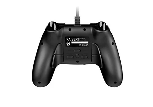 KROM ▫️ KAISER – Gamepad com fio para PC, PS3 e PS4, joysticks e gatilhos analógicos, alavancas traseiras configuráveis, design de competição 5