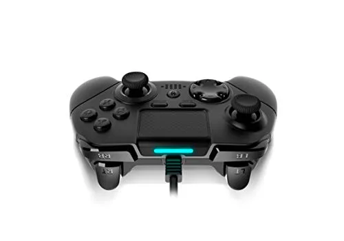 KROM ▫️ KAISER – Gamepad com fio para PC, PS3 e PS4, joysticks e gatilhos analógicos, alavancas traseiras configuráveis, design de competição 7
