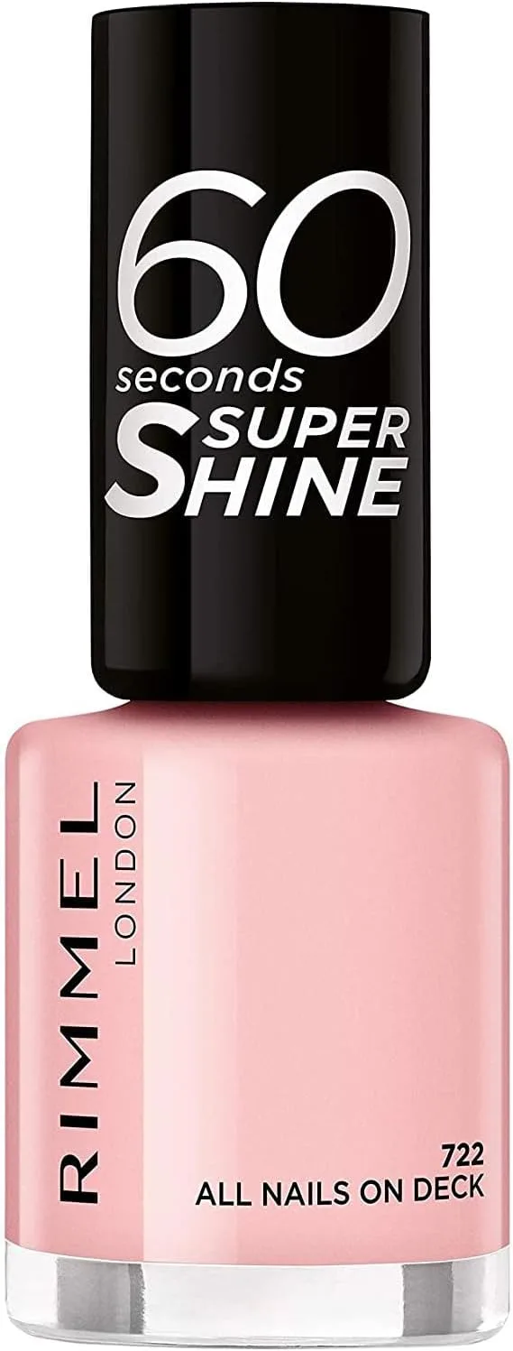 Rimmel London ▫️ 60 Seconds Super Shine #722 - All Nails On Deck 8 ml - 1 unidade