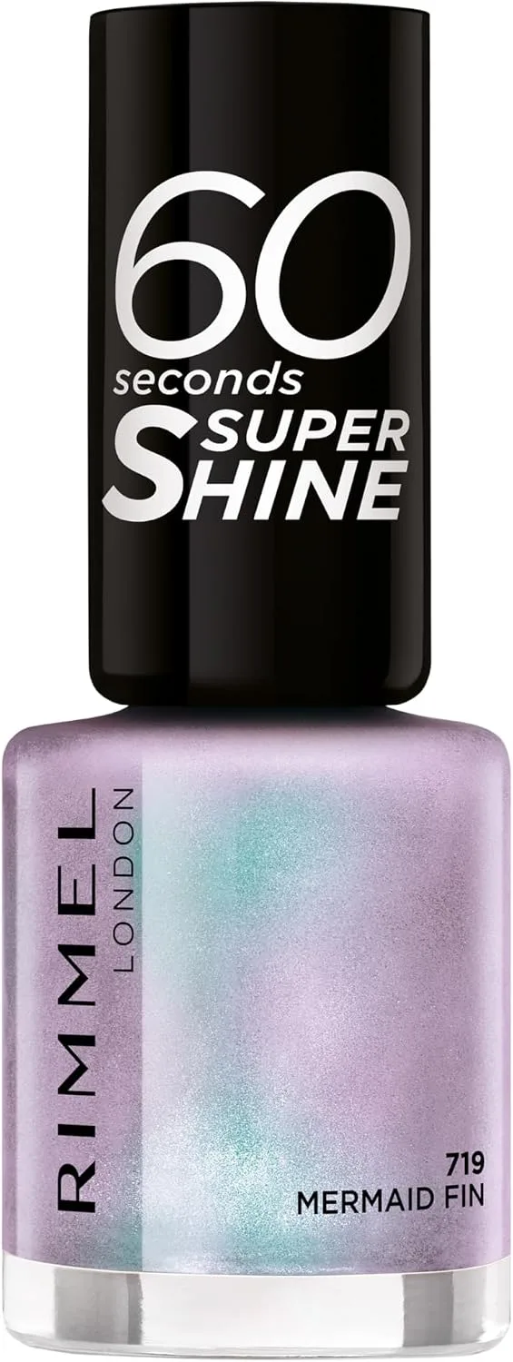 Rimmel London ▫️ 60 Seconds Super Shine Verniz para unhas 710 Mermaid Fin