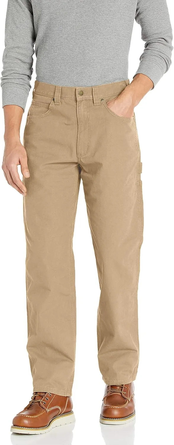 Amazon Essentials ▫️ Calças de carpinteiro de ajuste largo para homem com bolsos para ferramentas - Cores descontinuadas