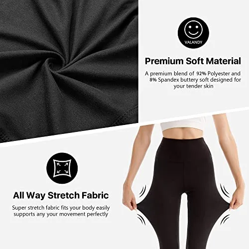 SINOPHANT ▫️ Calças de Treino para Mulher de Cintura Alta, Leggings Opacas com Controlo Abdominal, Elásticas, Leggings para Mulher, Suaves como Manteiga 4