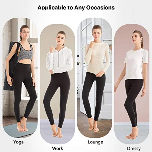 SINOPHANT ▫️ Calças de Treino para Mulher de Cintura Alta, Leggings Opacas com Controlo Abdominal, Elásticas, Leggings para Mulher, Suaves como Manteiga 5