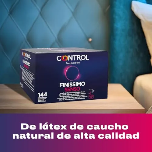 CONTROL ▫️ Finissimo Senso Preservativos Ultrafinos de 0,06 mm de látex natural - 144 preservativos 4