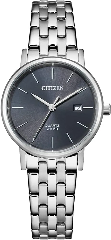 Citizen ▫️ Relógio analógico de quartzo para mulher, com bracelete em aço inoxidável