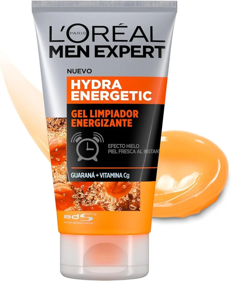 L'Oreal Paris Men Expert ▫️ L'Oréal Men Expert Hydra Energetic Gel de Limpeza Energizante, 100 ml