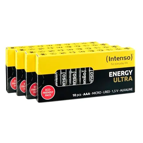 Intenso ▫️ Energy Ultra AAA/Micro / LR03 - Pilhas alcalinas - Embalagem de 40 2