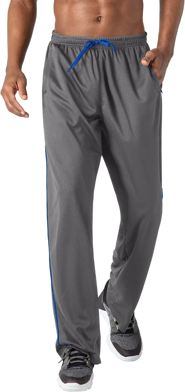 KEFITEVD ▫️ Calças de Caminhada para Homem Calças Respiráveis Calças de Corrida Calças de Exterior Calças Desportivas Leves Bolsos com Fecho de Corrediça