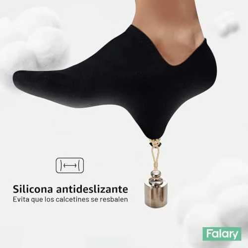 FALARY ▫️ 10 pares de meias invisíveis para homem e mulher, de verão, até ao tornozelo 6