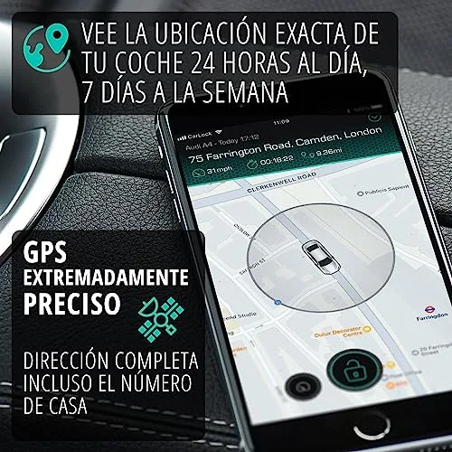 CARLOCK ▫️ Localizador GPS Basic para automóveis, alarme e sistema antirroubo para automóveis. Localizador GPS em tempo real, que notifica imediatamente em caso de vibrações ou movimentos suspeitos. Segurança total para o automóvel 3