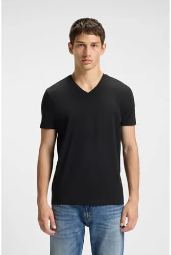HUGO BOSS ▫️ Hugo-v 10194355 01 Camiseta de homem (Conjunto de 2) 3