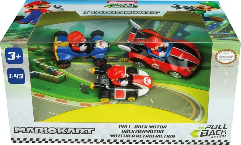Pull & SPEED ▫️ 15813016 - Pacote Mario Kart Mario 3 (Wii, MK8, Mach 8)