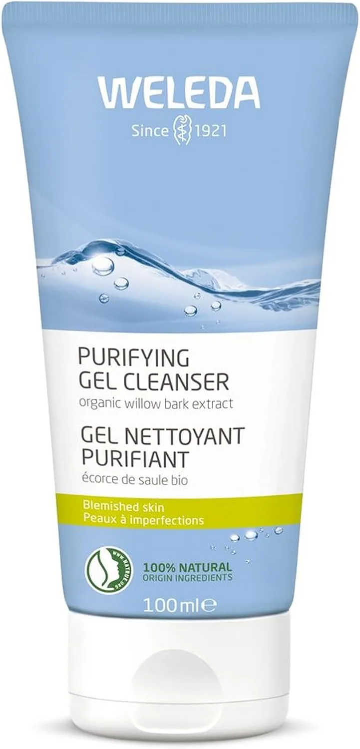 WELEDA ▫️ Gel de Limpeza Purificante, Limpa os poros, Previne o aparecimento de imperfeições, Reduz o excesso de sebo, Ingredientes naturais, Vegano, Pele mista a oleosa – 100 ml