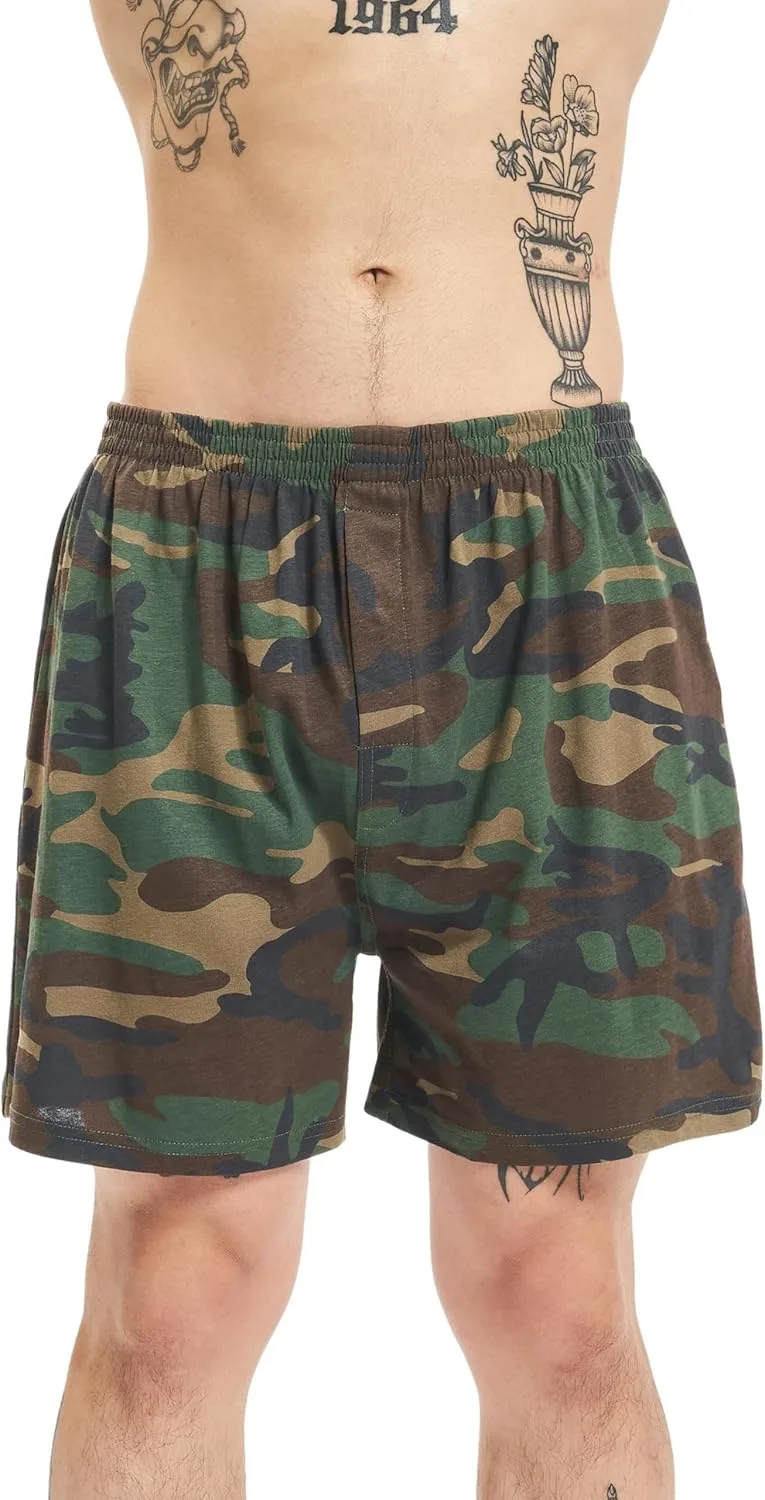 Brandit ▫️ Boxers BW para homem, pretos, 100% algodão