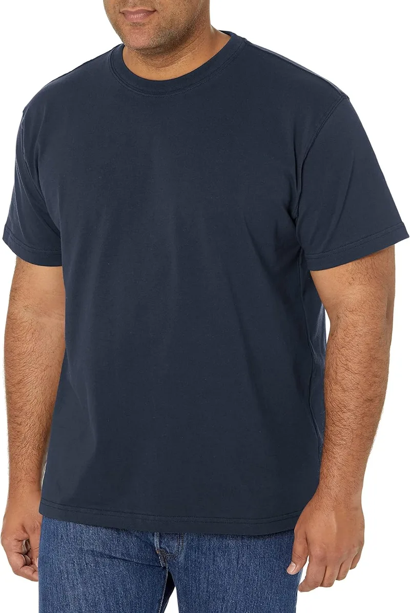 Dickies ▫️ Camisa de trabalho utilitária para homem de manga curta e pesada com gola redonda (conjunto de 1)