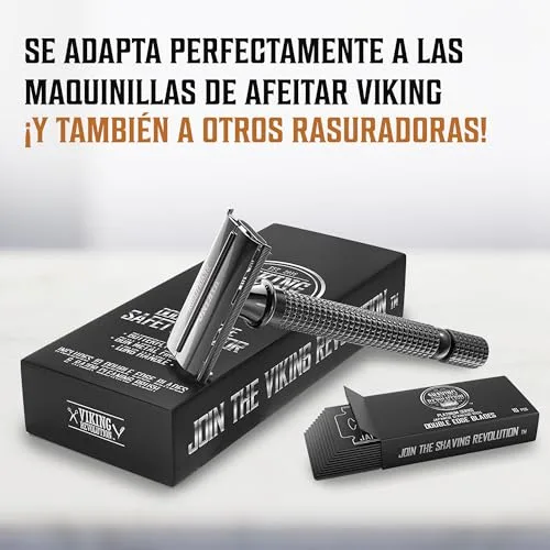 SHAVING REVOLUTION ▫️ 50 Lâminas de barbear de duplo fio – Lâminas de aço inoxidável japonês – Clássicas para um barbear suave e preciso. 4