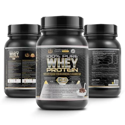 Healthy FUSION ▫️ Whey Protein | Proteína de soro de leite pura com colagénio + magnésio | Melhora os teus treinos | Protege e aumenta a massa muscular | 1000 g de proteína (chocolate) 6