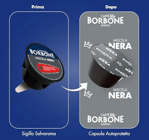 Caffè Borbone ▫️ Mistura de Café Preto - 90 cápsulas - Compatíveis com máquinas de café Nescafé®* Dolce Gusto®* 2