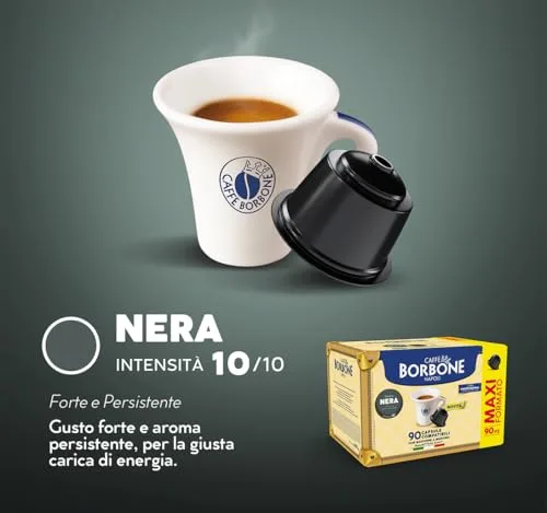Caffè Borbone ▫️ Mistura de Café Preto - 90 cápsulas - Compatíveis com máquinas de café Nescafé®* Dolce Gusto®* 6